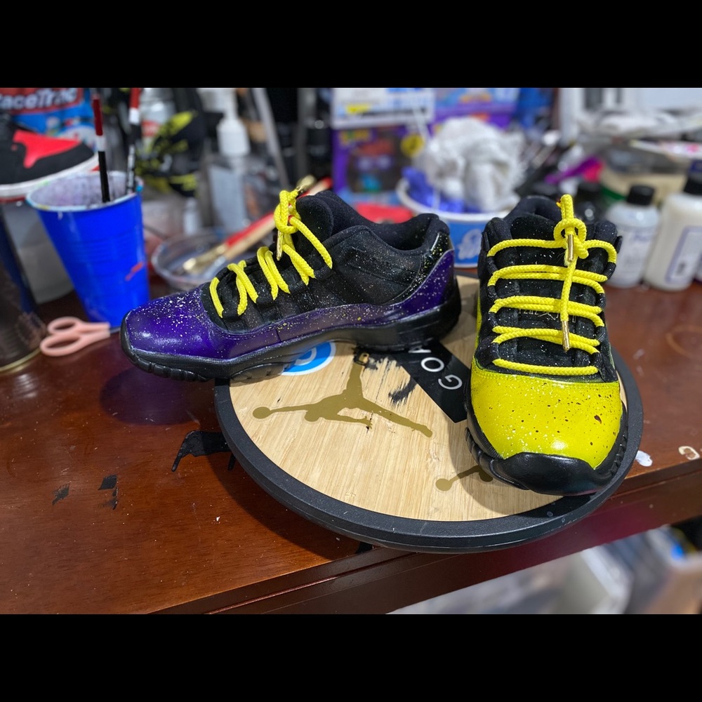 Jordan 11s low custom by Double_A_Custom